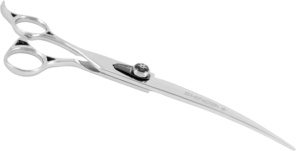 [kSH803] KENCHII Série Shinobi- CISEAUX GAUCHERS - COURBES 8 POUCES