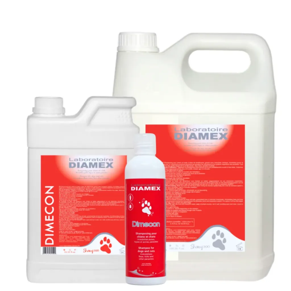 [D020068] DIAMEX DIMECON – Élimination immédiate puces & tiques (5 Litres)