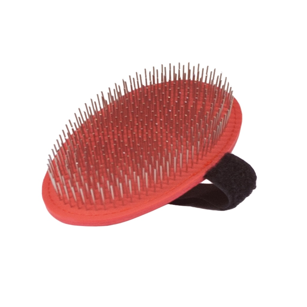 [CB0038] BROSSE OVALE TERRIER A SANGLE HINDES - hauteur 13 x 8