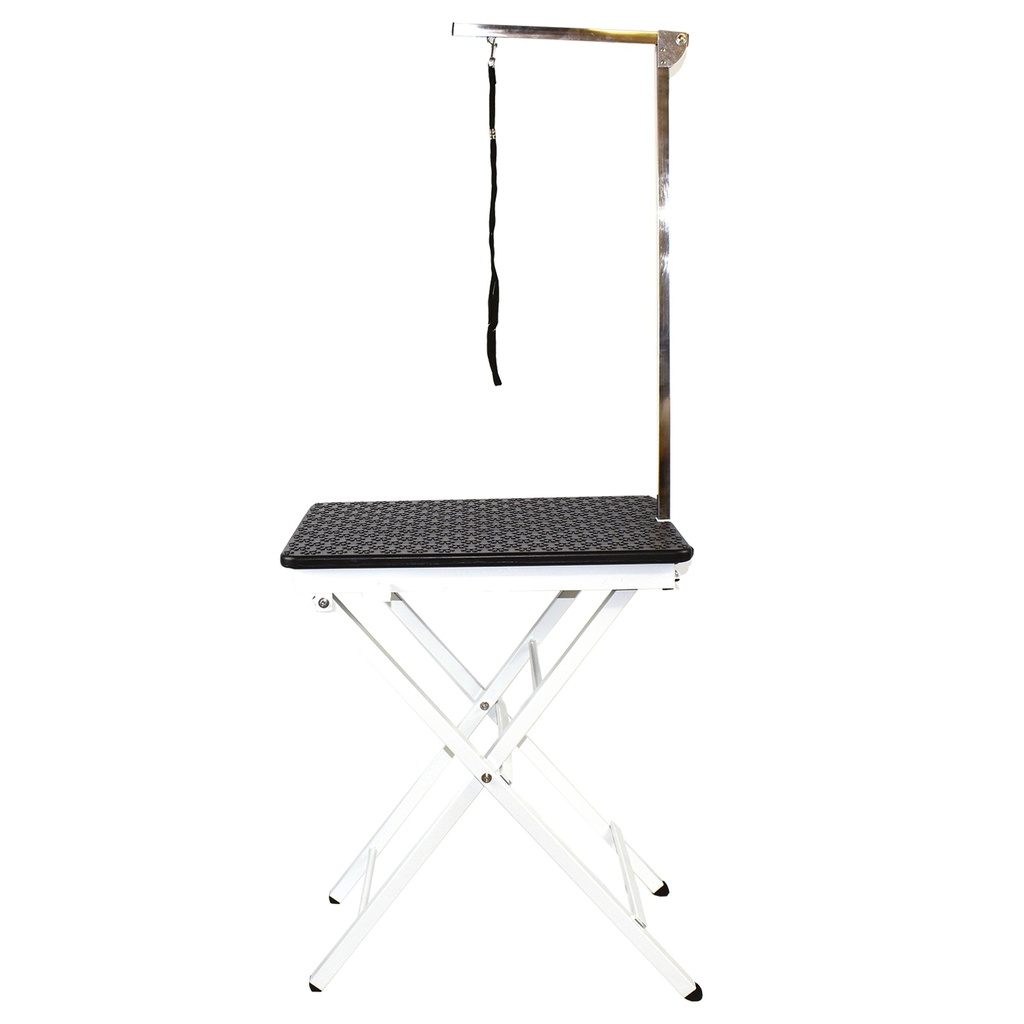 TABLE PLIANTE PORTABLE PLASTIQUE NOIRE 60X45X73 (82) CM 8 KG