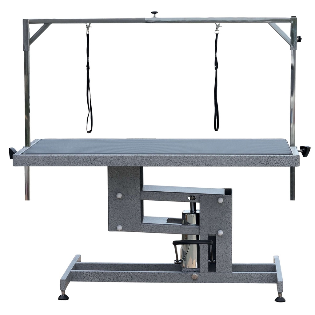 TABLE MECANIQUE PLUTON GRIS MARTELE