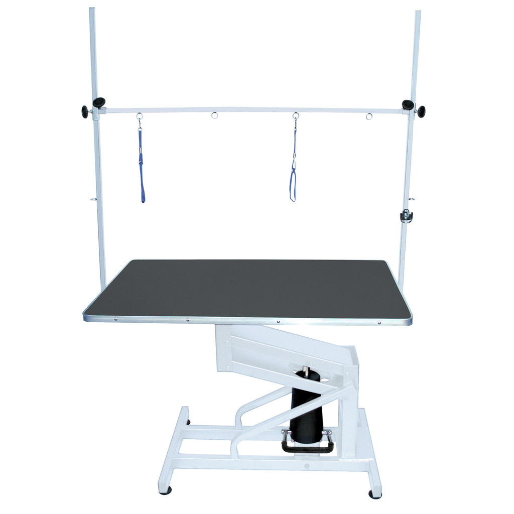 TABLE ELEVATRICE MECA POTENCE DOUBLE PLATEAU NOIR 110 x 60 cm