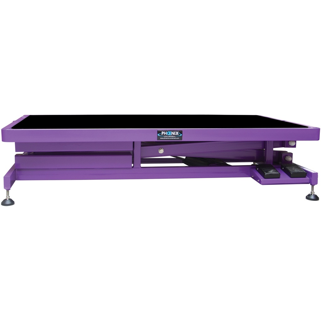 TABLE VERIN ELECT LA CALLISTO VIOLETTE CDE A PIED POT DOUBLE PLATEAU NOIR