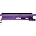 TABLE VERIN ELECT LA CALLISTO VIOLETTE CDE A PIED POT DOUBLE PLATEAU NOIR