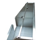 BAIGNOIRE INOX ELECTRIQUE PORTE A DROITE + C0047 OFFERT