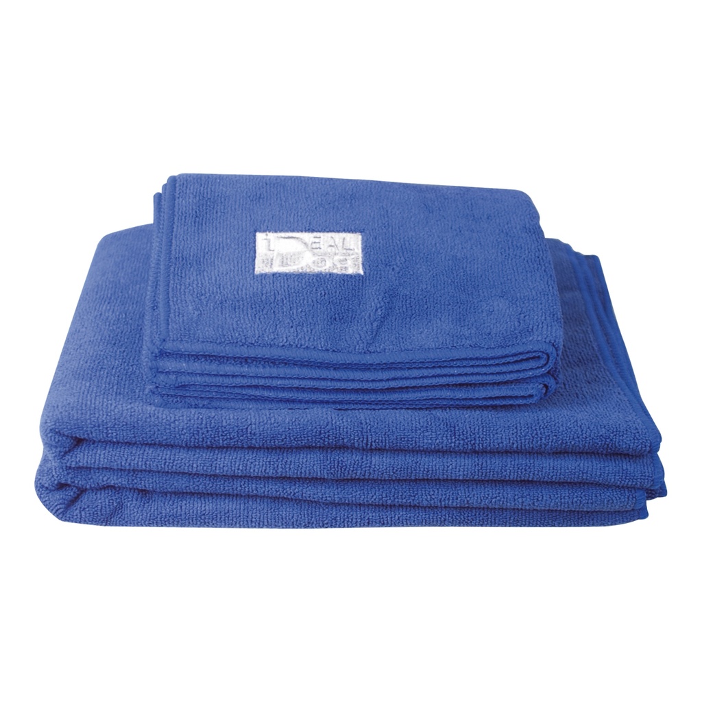 SERVIETTES MICROFIBRE IDEAL DOG BLEUE 40 x 60CM /2