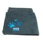 SERVIETTES MICROFIBRE IDEAL DOG GRISES PATTES BLEUES 60 x 100 CM /2