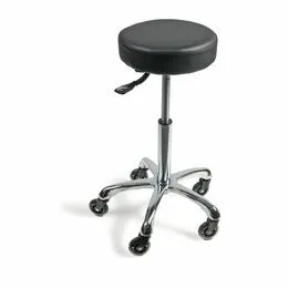 TABOURET CHEVY HAUT NOIR 55-75CM POMPE A GAZ