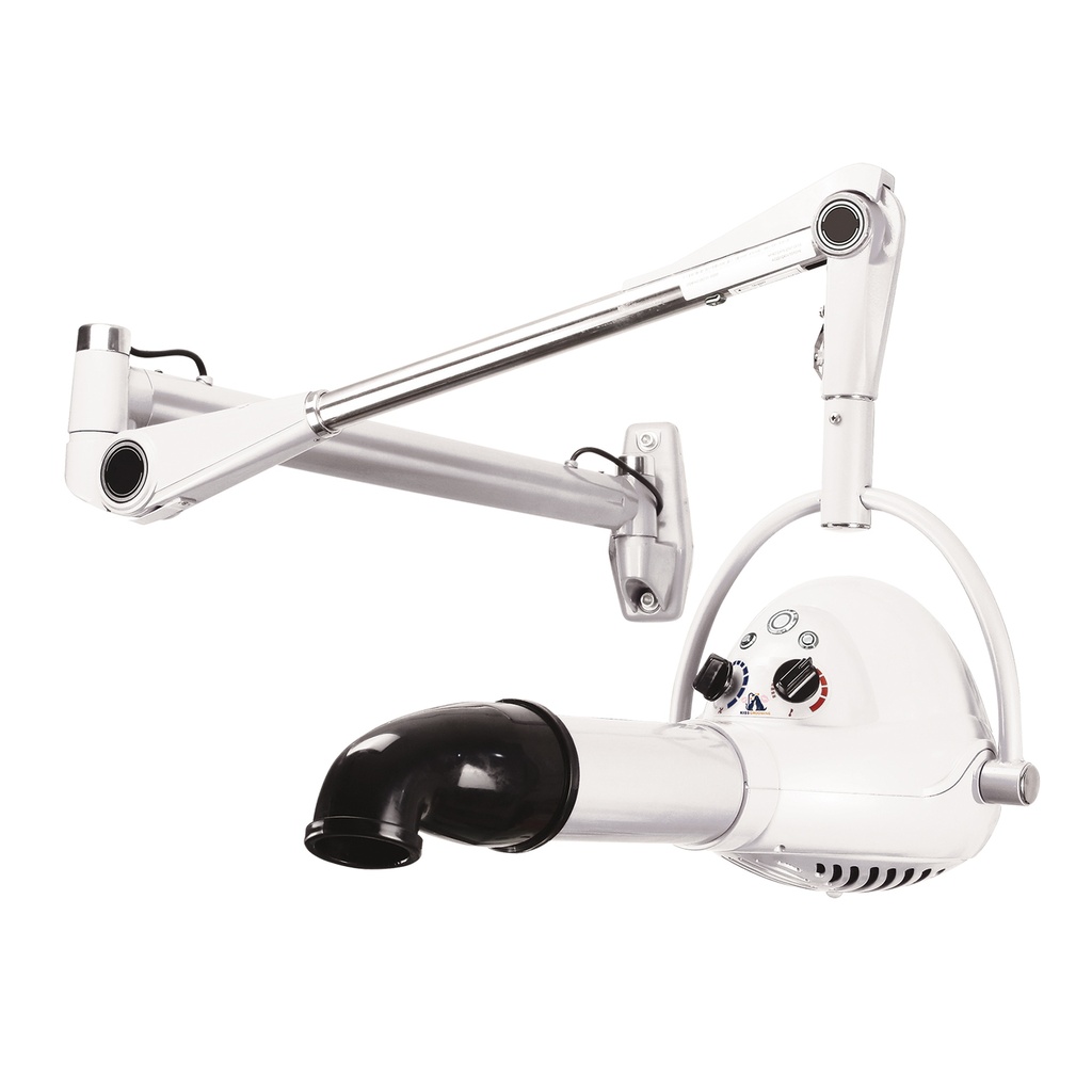 SECHOIR MURAL BLANC 1800 W MISTRAL SUR BRAS ARTICULE, VARIATEUR