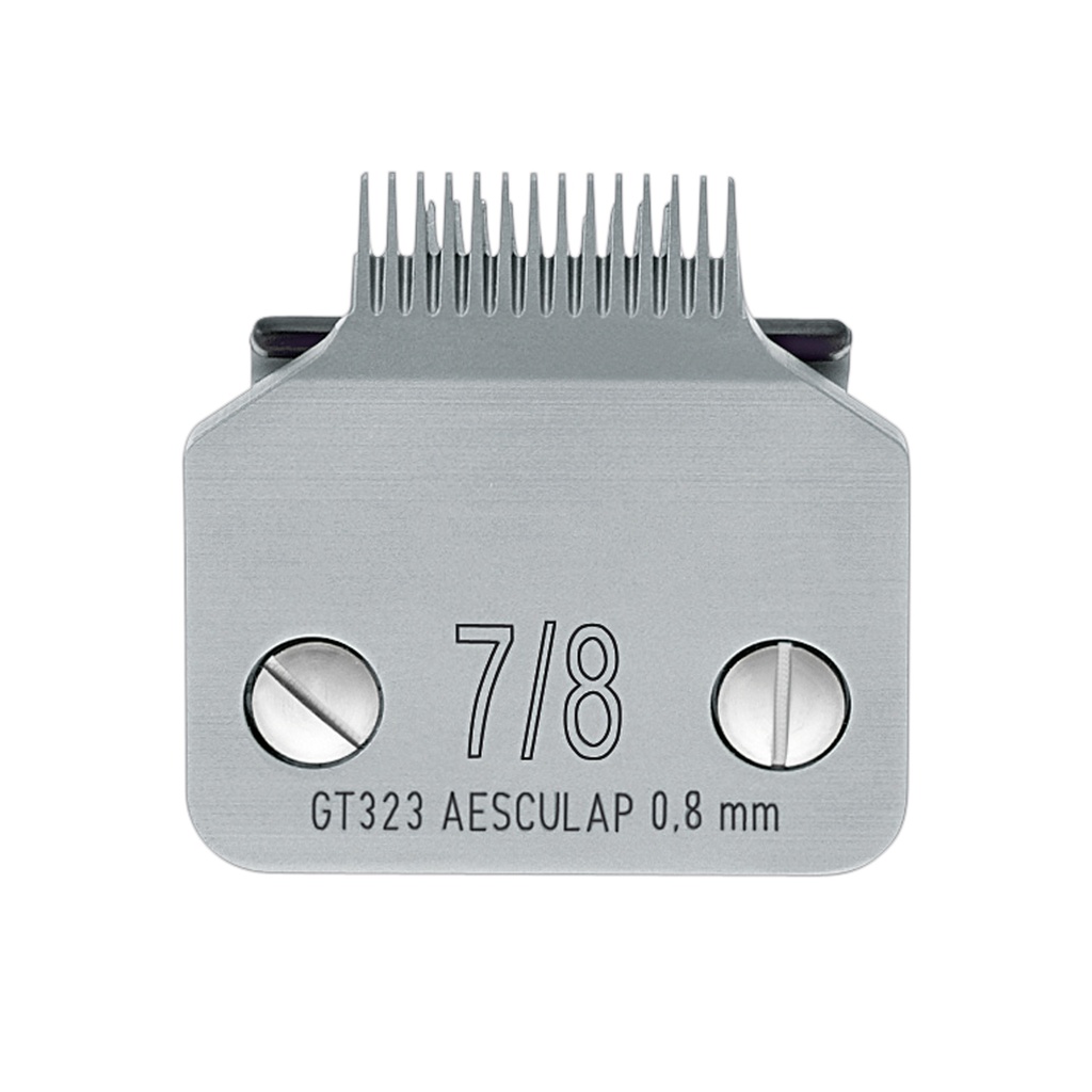 [CA0546] TETE DE COUPE SNAP ON N°7/8 - 0.8 MM CLIPPER AESCULAP ADAPT. SUR OSTER, ANDIS