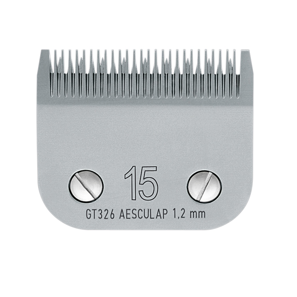 [CA0548] TETE DE COUPE SNAP ON N°15 - 1.2 MM CLIPPER AESCULAP ADAPT. SUR OSTER, ANDIS