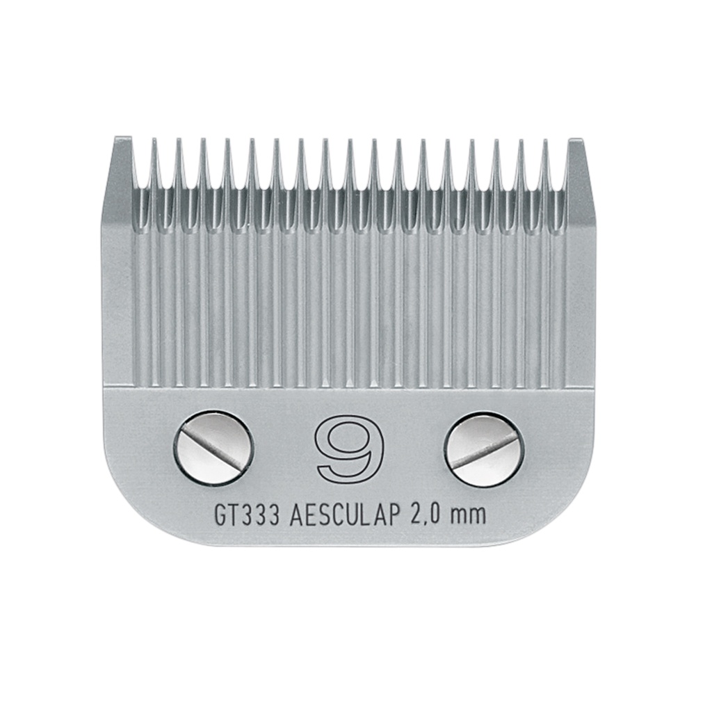 [CA0550] TETE DE COUPE SNAP ON N°9 - 2 MM CLIPPER AESCULAP ADAPT. SUR OSTER, ANDIS