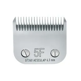 TETE DE COUPE SNAP ON N°5F - 6.3 MM CLIPPER AESCULAP ADAPT. SUR OSTER, ANDIS