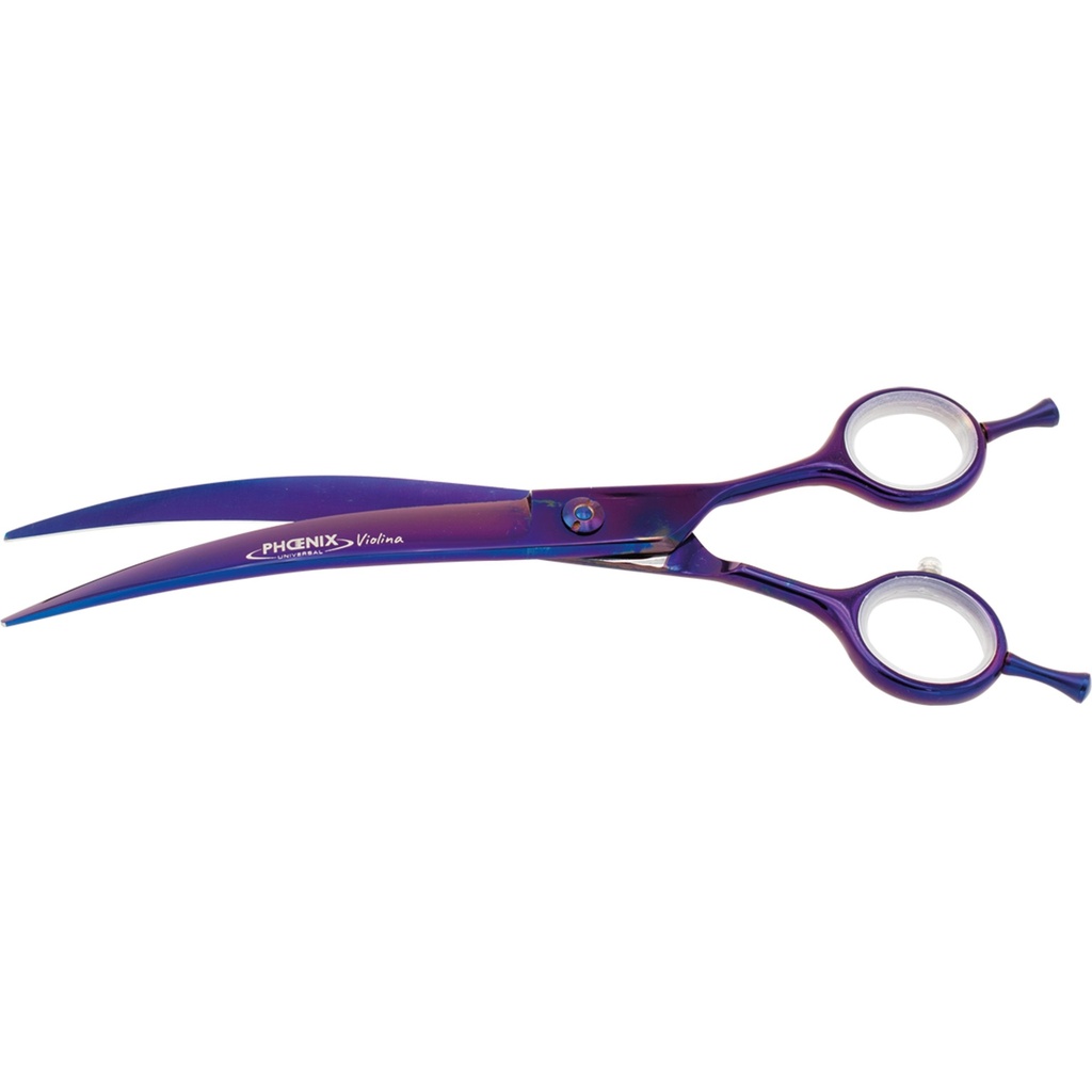 CISEAUX COURBE PHOENIX VIOLINA 18,5CM