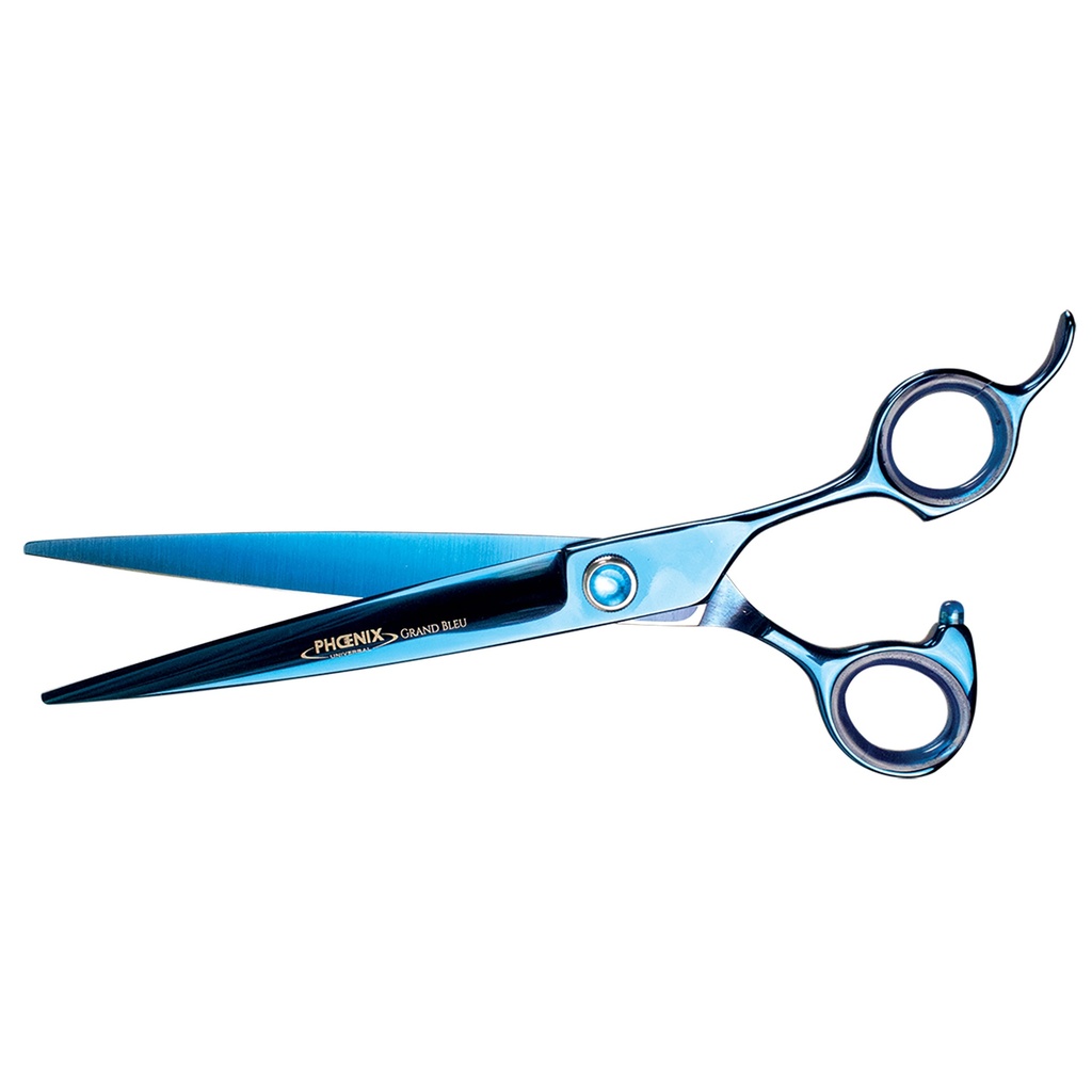CISEAUX DROITS PHOENIX GRAND BLEU 19 CM DEREF
