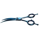 CISEAUX COURBES PHOENIX GRAND BLEU 18 CM DEREF