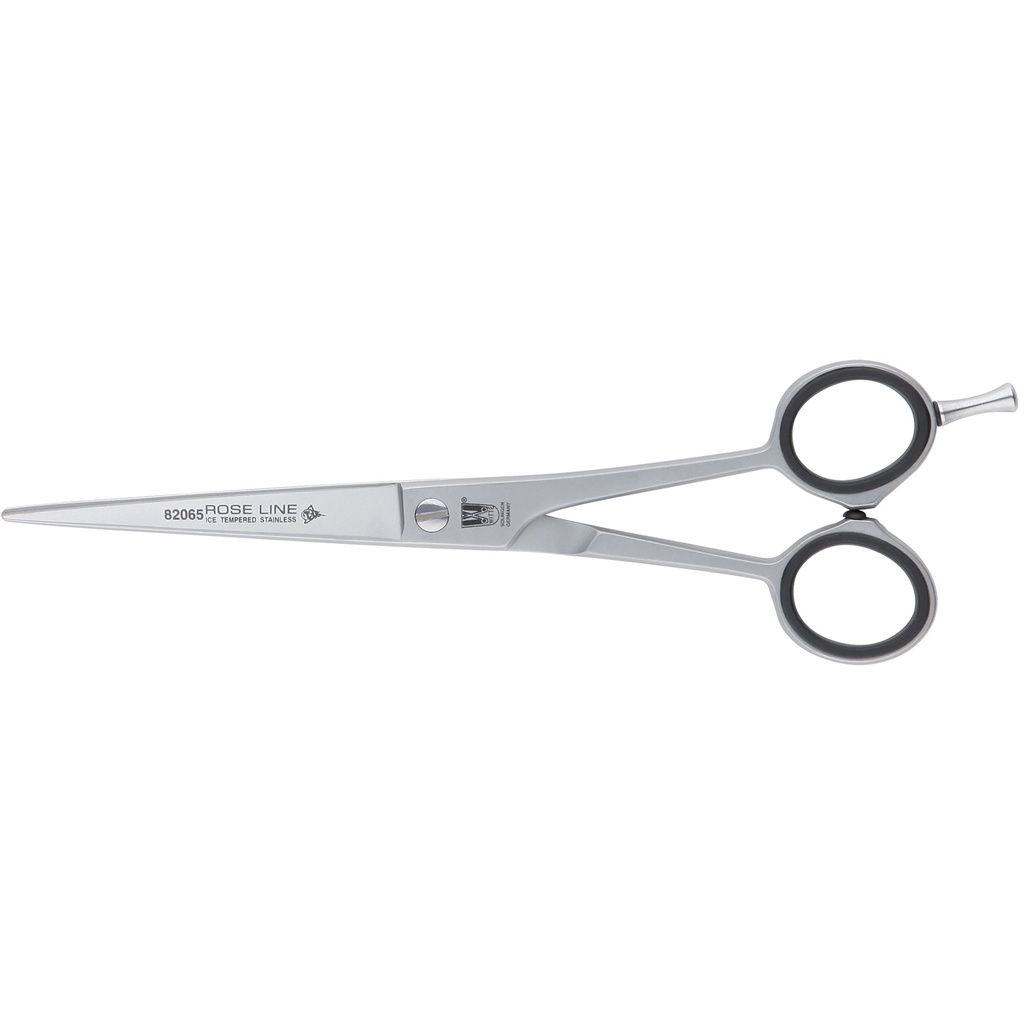 CISEAUX DROIT 61/2 - 16.5CM - 46 Gr -ROSE LINE AVEC ANNEAUX CONFORT