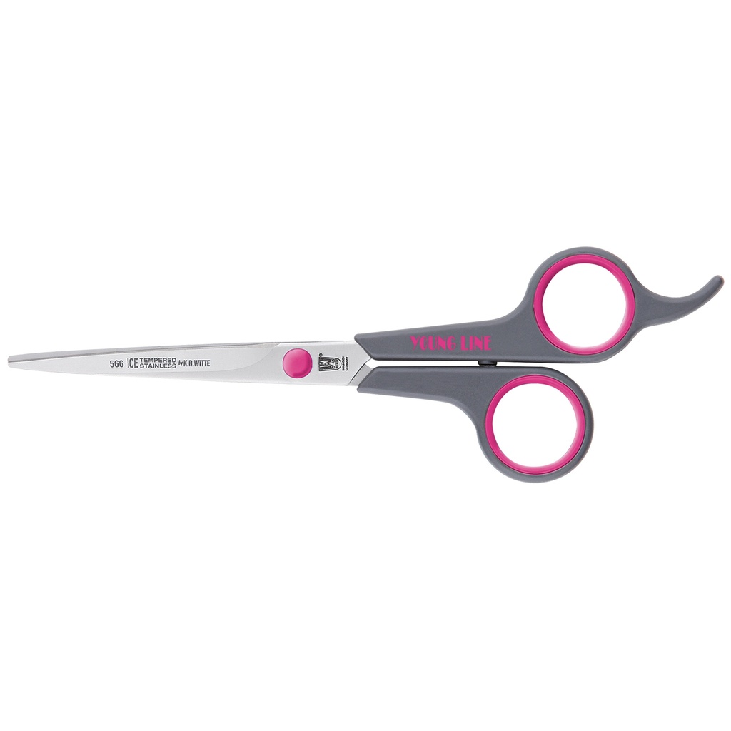 CISEAUX DROIT 16,5CM YOUNG LINE 29G - ROSE