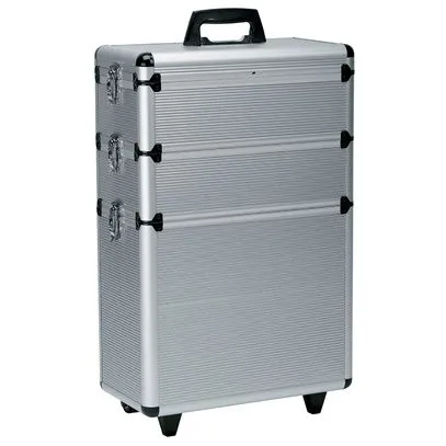 [CA0400] VALISE ALU À 3 ÉTAGES 43 X 22,5 X 65,5CM