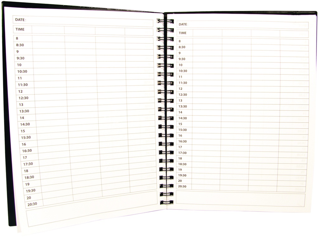 CARNET DE RENDEZ-VOUS 4 COLONNES 200 PAGES