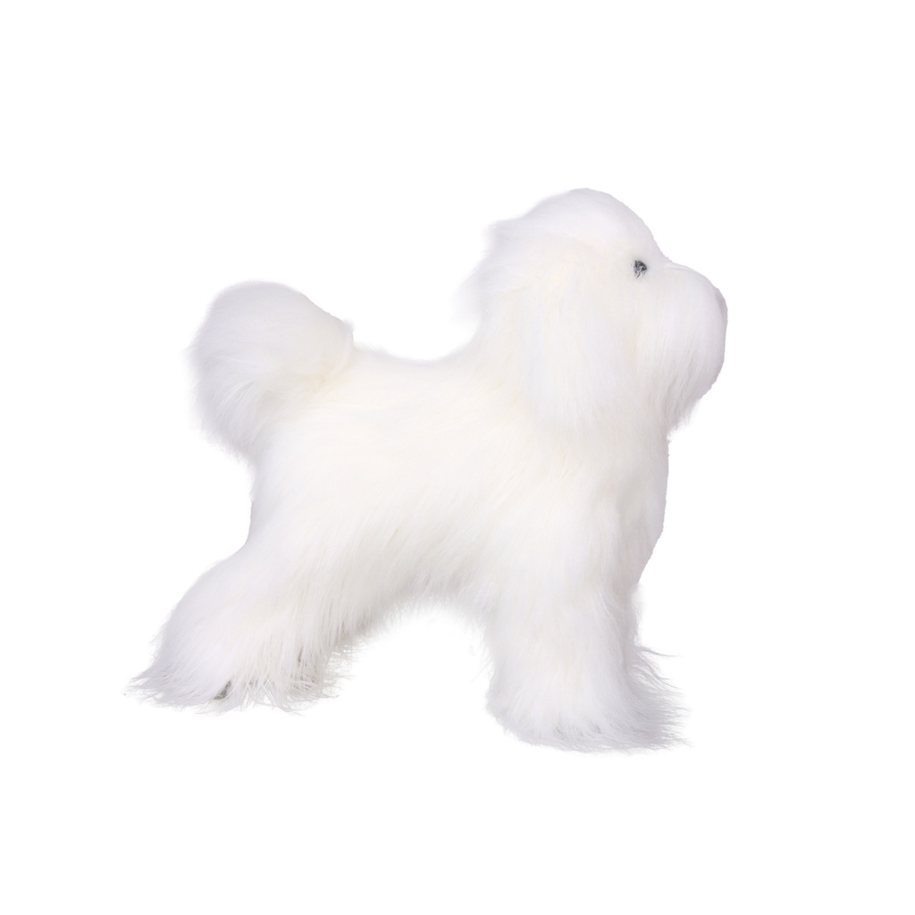 FOURRURE BLANCHE CHIEN POUR MANNEQUIN P0310