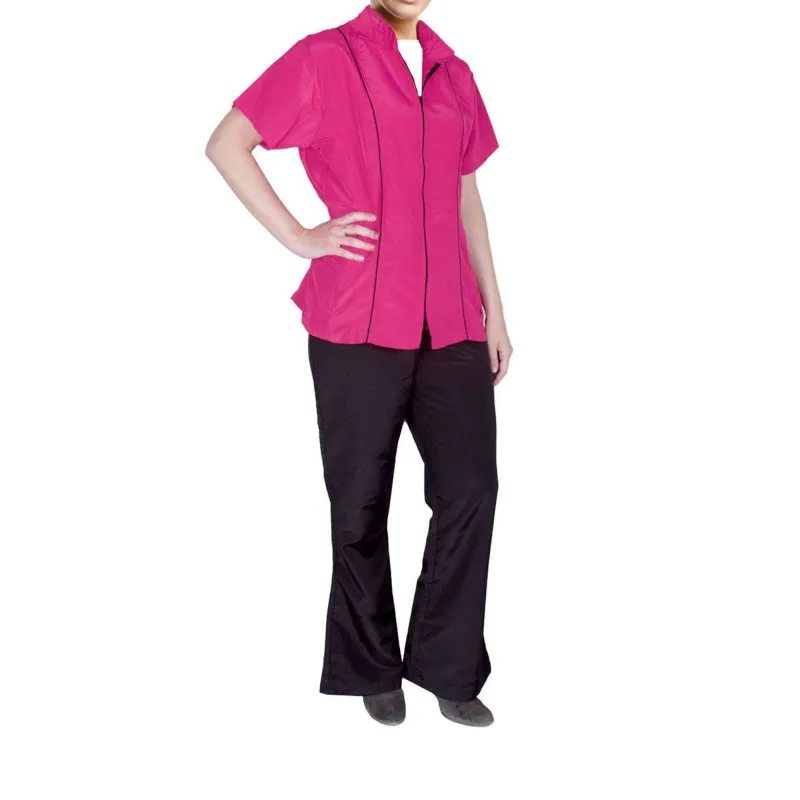 BLOUSE ANGELA ROSE LISERE ET BRODERIE NOIR XL