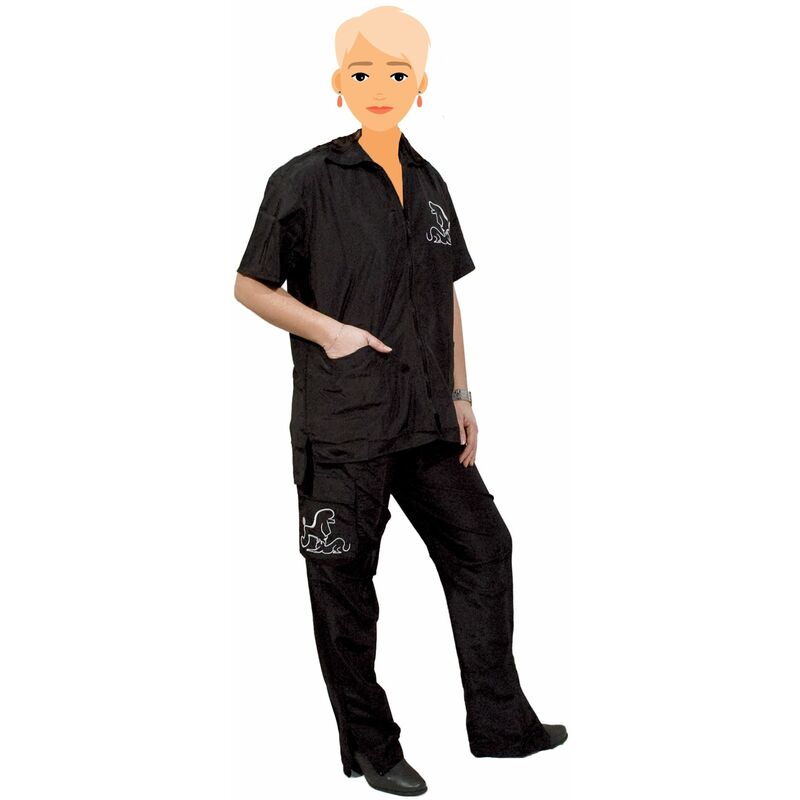 [CA1146] BLOUSE PRECIOSA NOIRE Taille M Poitrine 110 L 69 cm