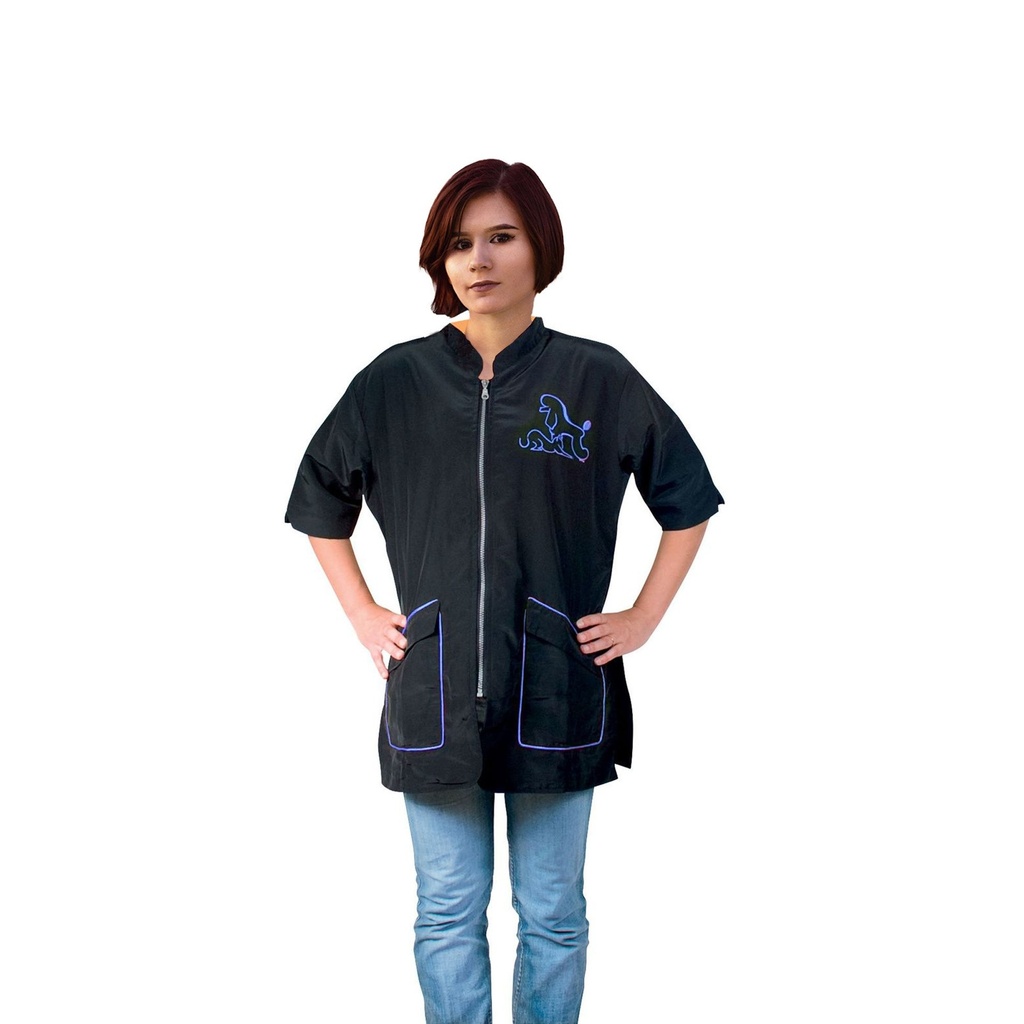 BLOUSE LETIZIA avec manches broderie bleue Taille S Poitrine 94 L 62 cm