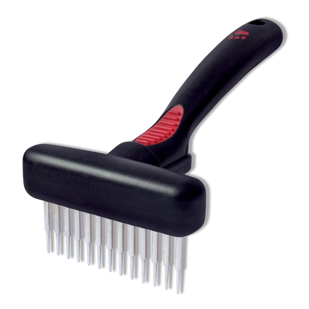 [CB0618] PEIGNE ETRILLE 13 DENTS LONGUES RÉTRACTABLES ET ROTATIVES 16.5 X 7 CM