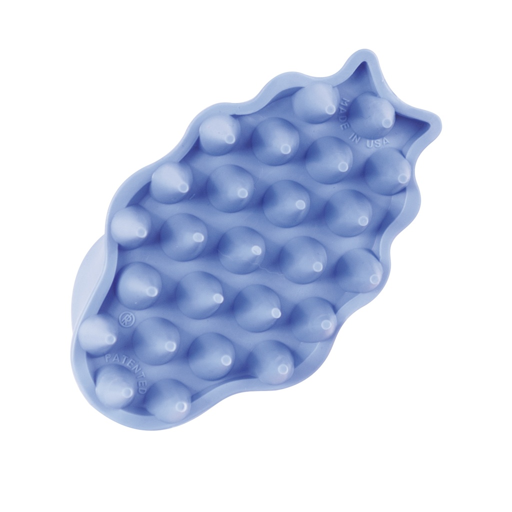[CB0108] BROSSE DOUCE ZOOM GROOM BLEUE POUR POILS LONGS OU COURTS