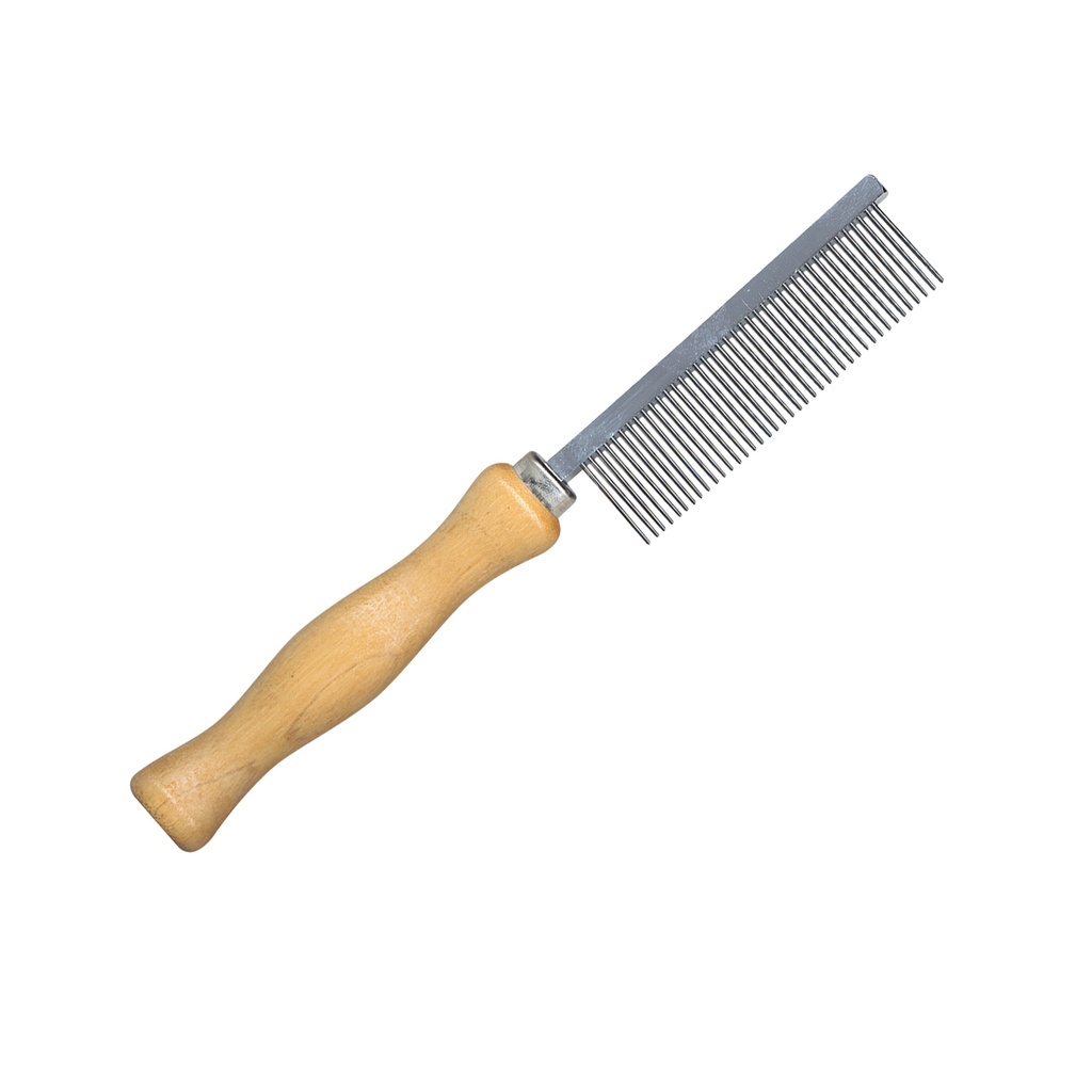 [CB0064] PEIGNE MANCHE BOIS FIN 18CM