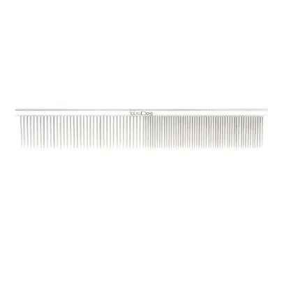 [CB0633] PEIGNE DOUBLE ALUMINIUM 19 CM IDEALDOG 24 gr