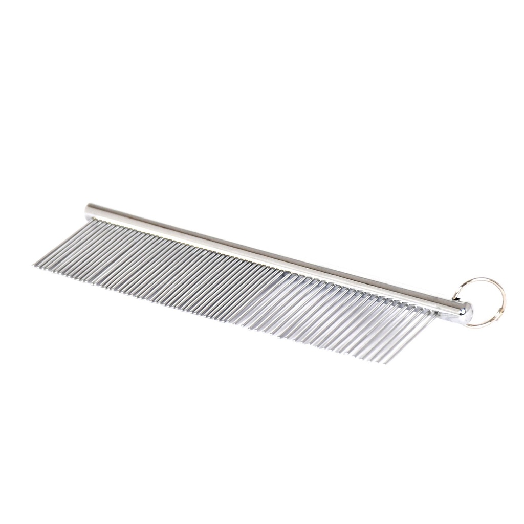 [CB0857] PEIGNE DOUBLE INOX 11,5CM IDEALDOG