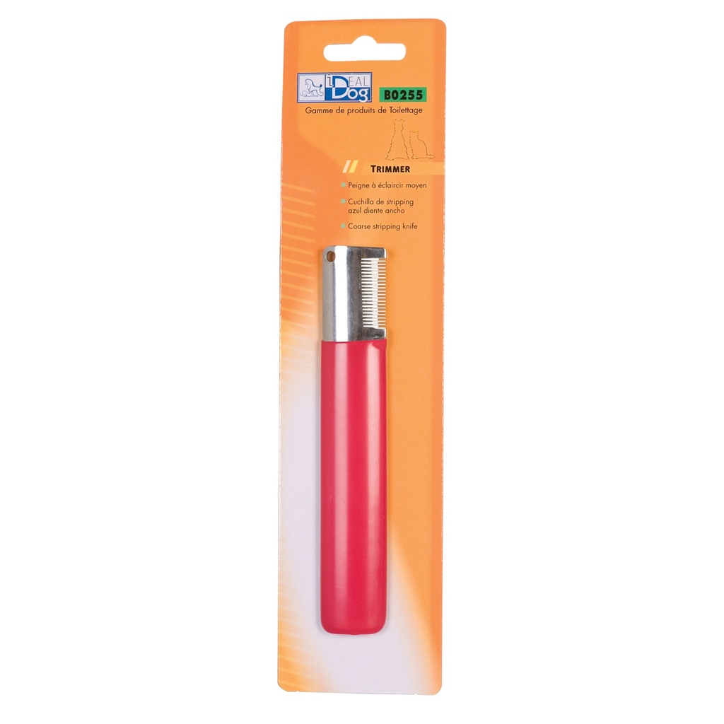 TRIMMER IDEAL DOG FIN ROUGE 19 DENTS