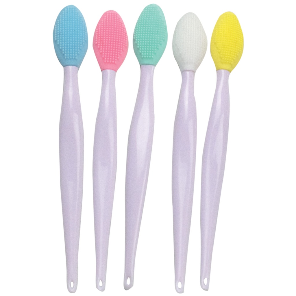 LOT DE 5 BROSSSE A DENT EN SILICONE