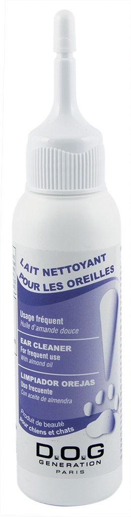 DOG GENERATION - LAIT NETTOYANT POUR LES OREILLES 100 ml