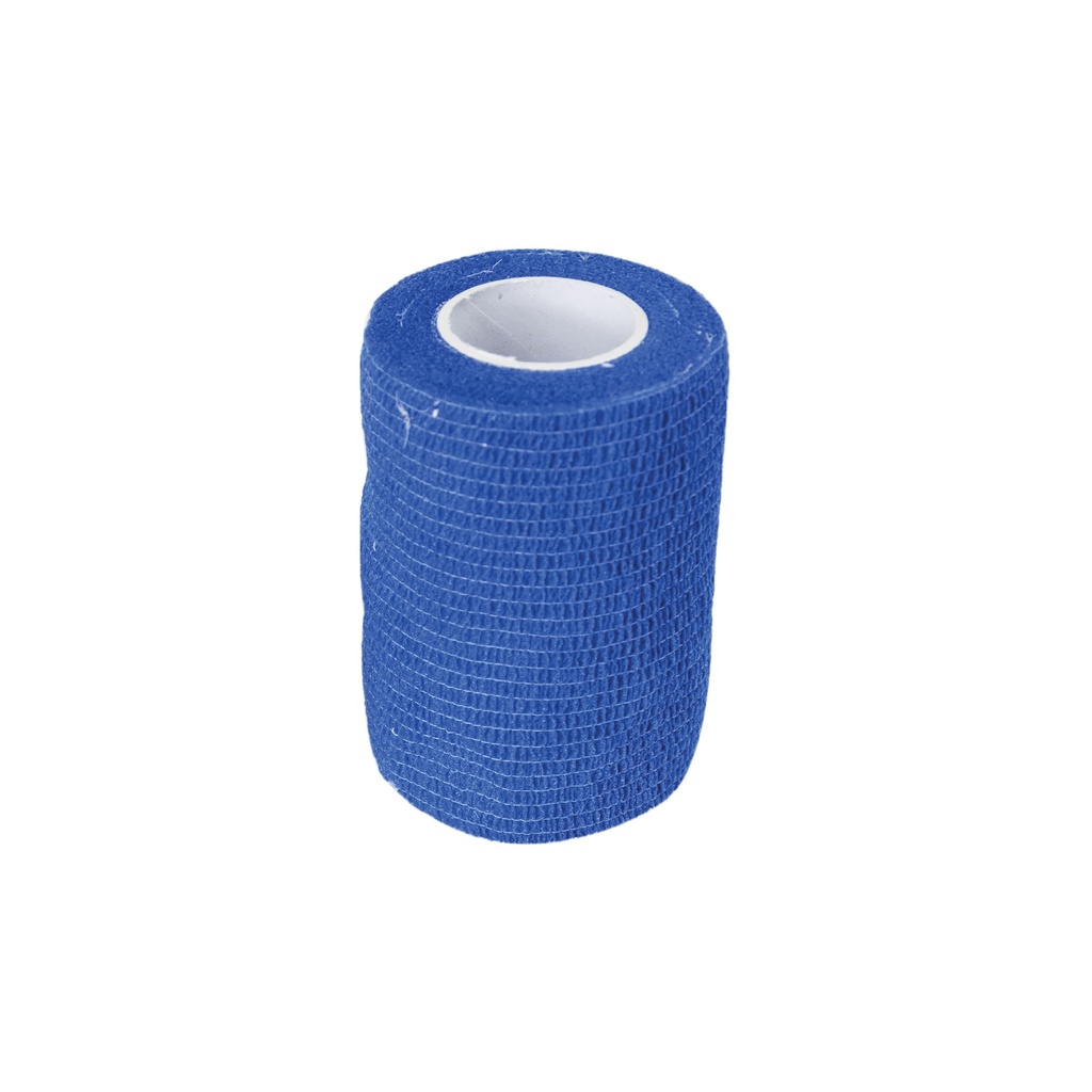 BANDE COHESIVE 7,5CM X 4,5 M BLEU
