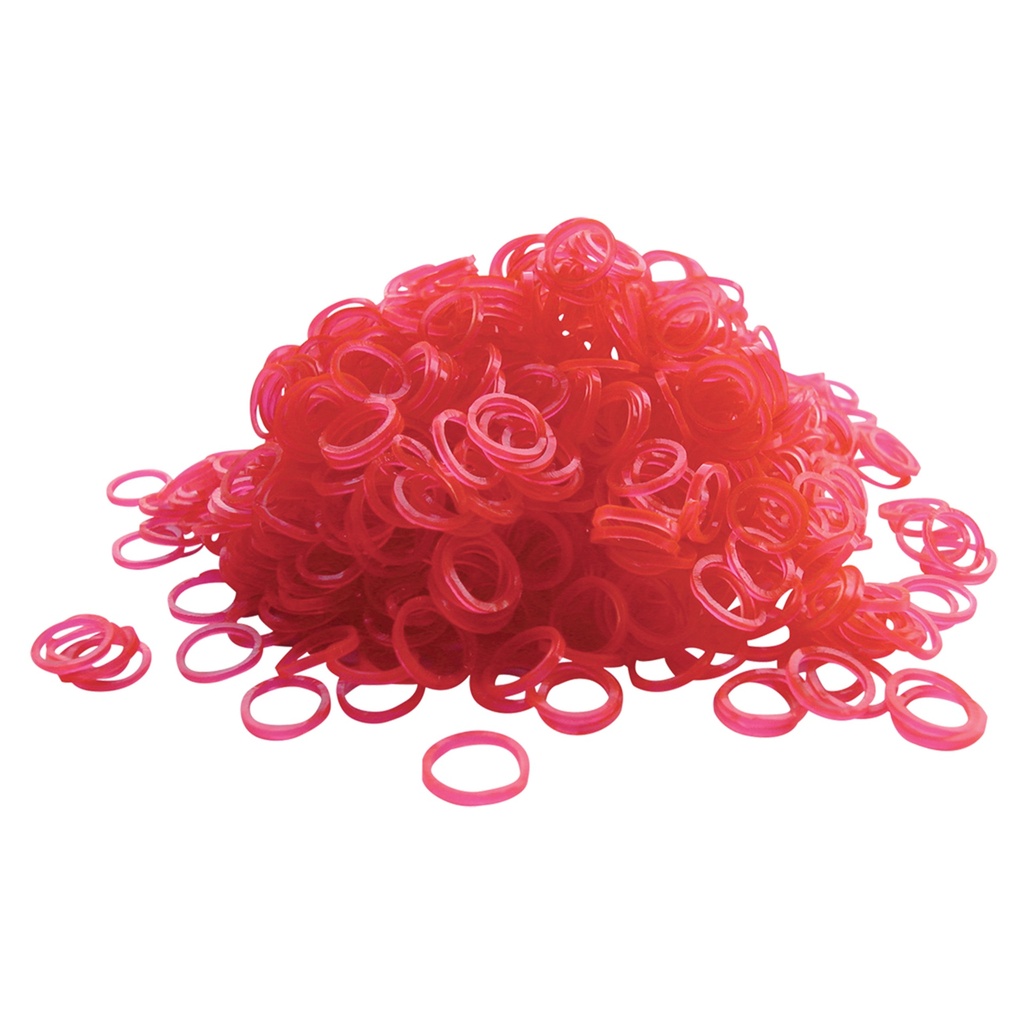 ELASTIQUE EN LATEX SHOW TECH -1000 PCS ROSE