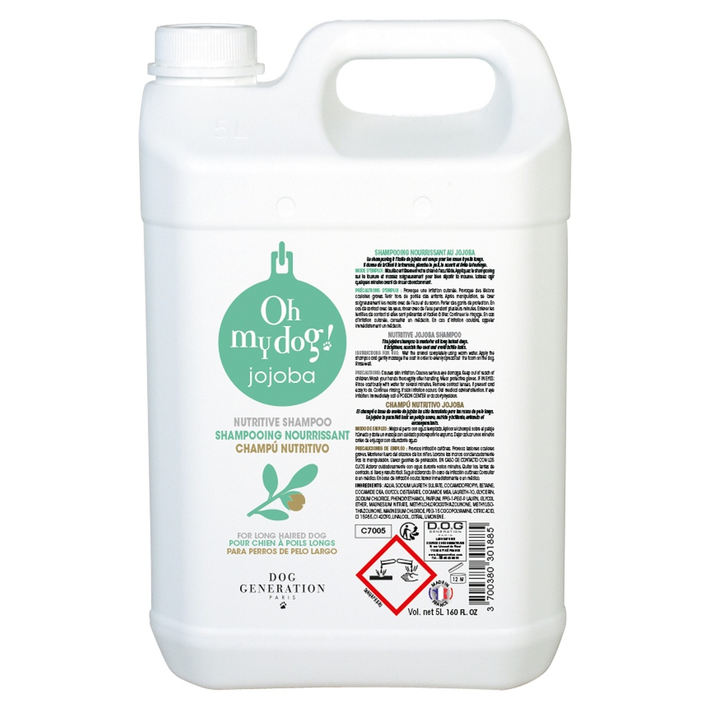 OH MY DOG JOJOBA - 5 L Shampooing Jojoba