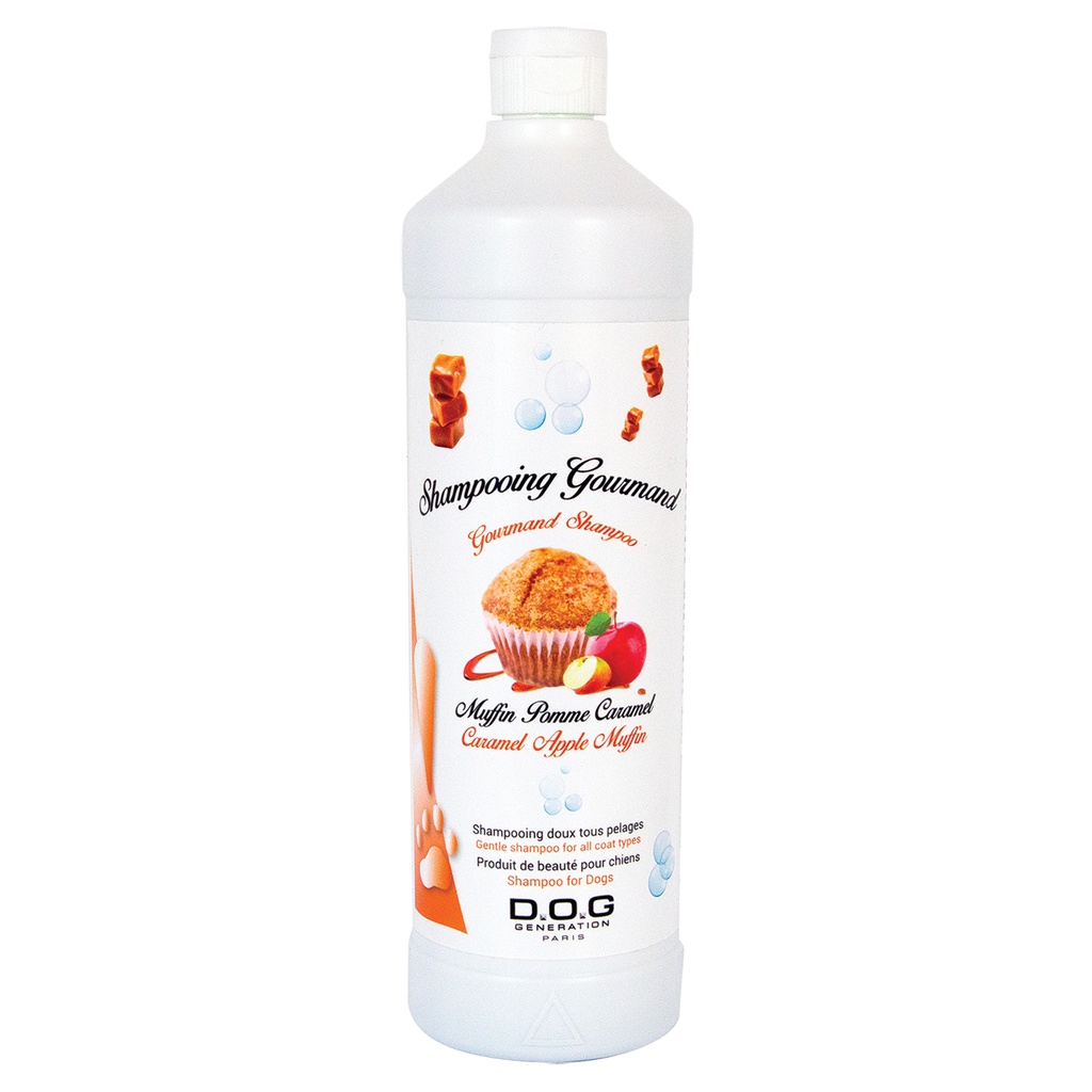 DOG GENERATION - SHAMPOOING GOURMAND Muffin Pomme Caramel 1 L