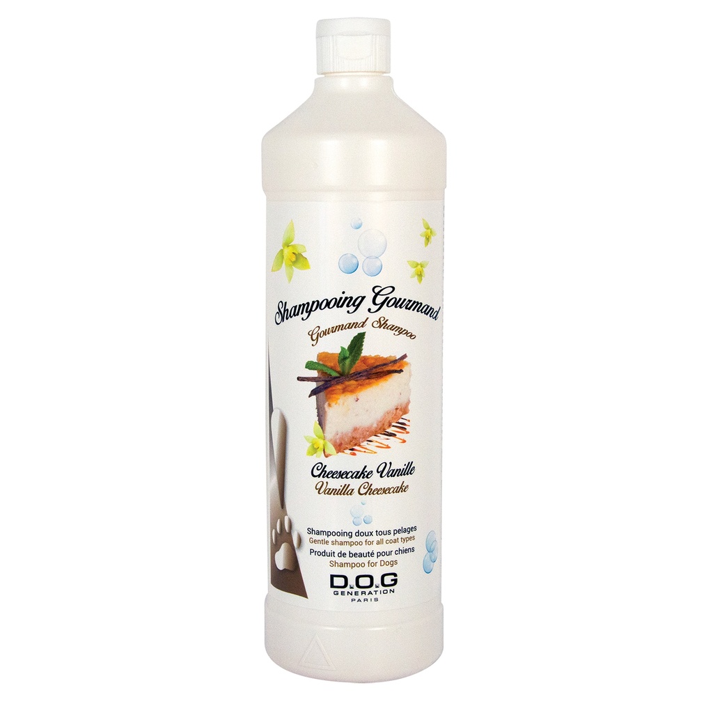 DOG GENERATION - SHAMPOOING GOURMAND Cheesecake Vanille 1 L