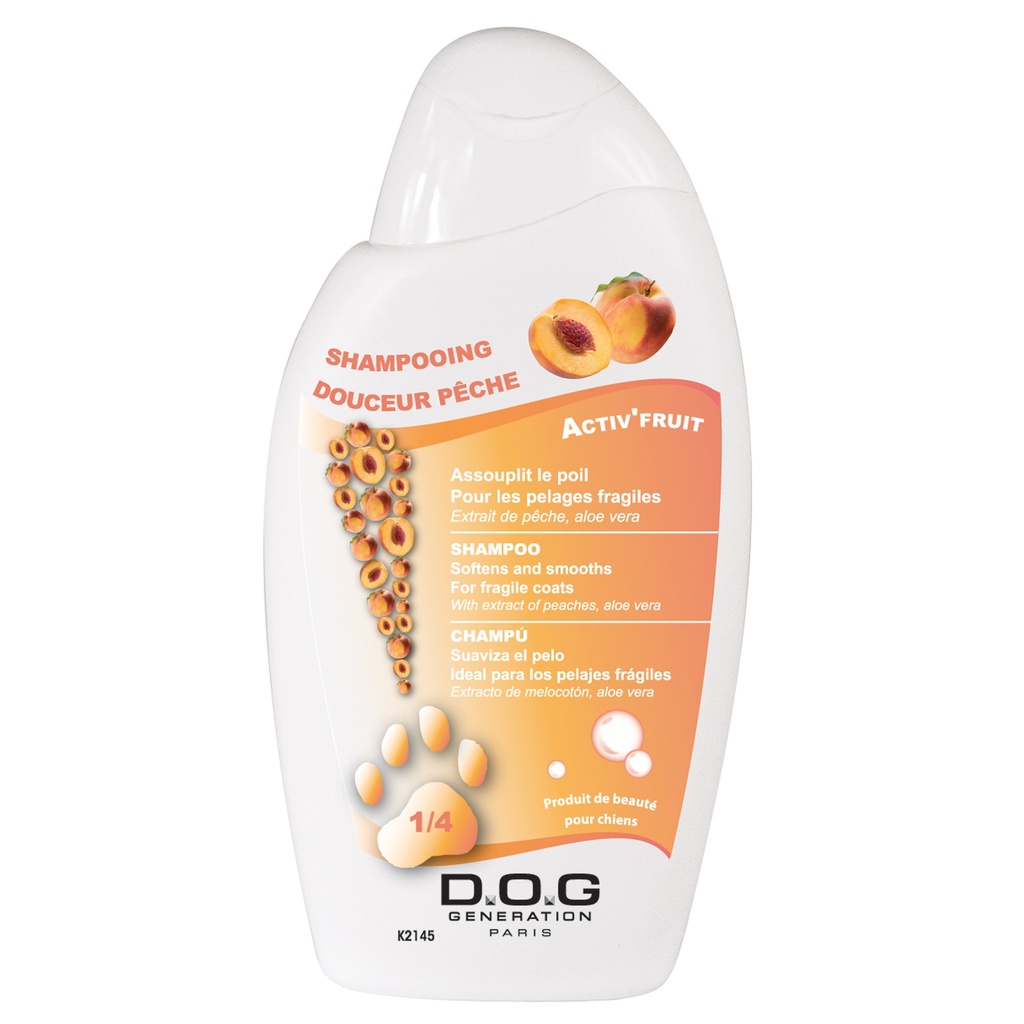DOG GENERATION - SHAMPOOING DOUCEUR PECHE 250 ML