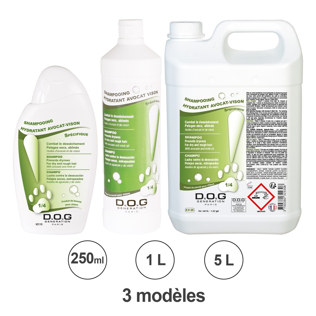 DOG GENERATION - SHAMPOOING AVOCAT VISON 250 ML