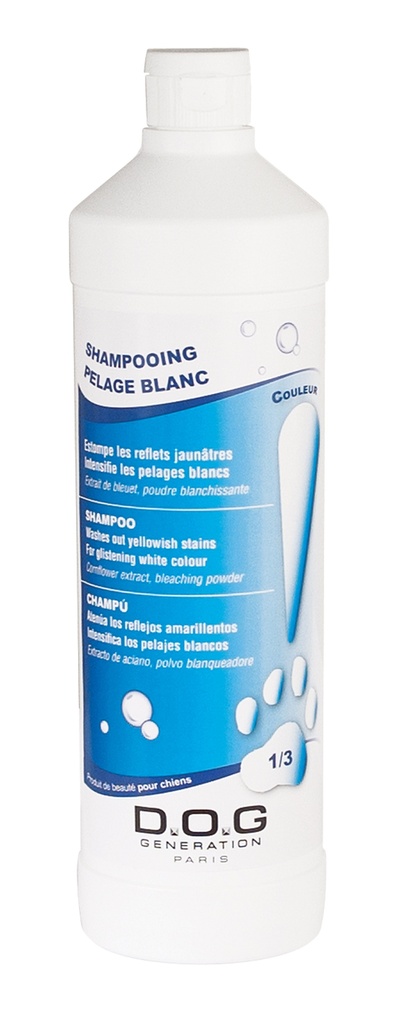 DOG GENERATION - SHAMPOOING PELAGE BLANC 1 L DISPO CDG FIN 09/25