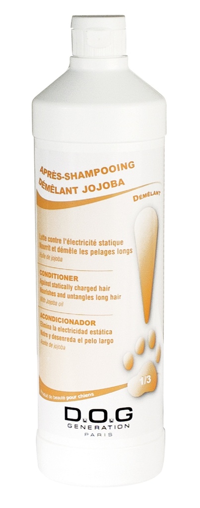DOG GENERATION - APRES-SHAMPOOING DEMELANT JOJOBA 1 L DISPO CDG MI 07/25