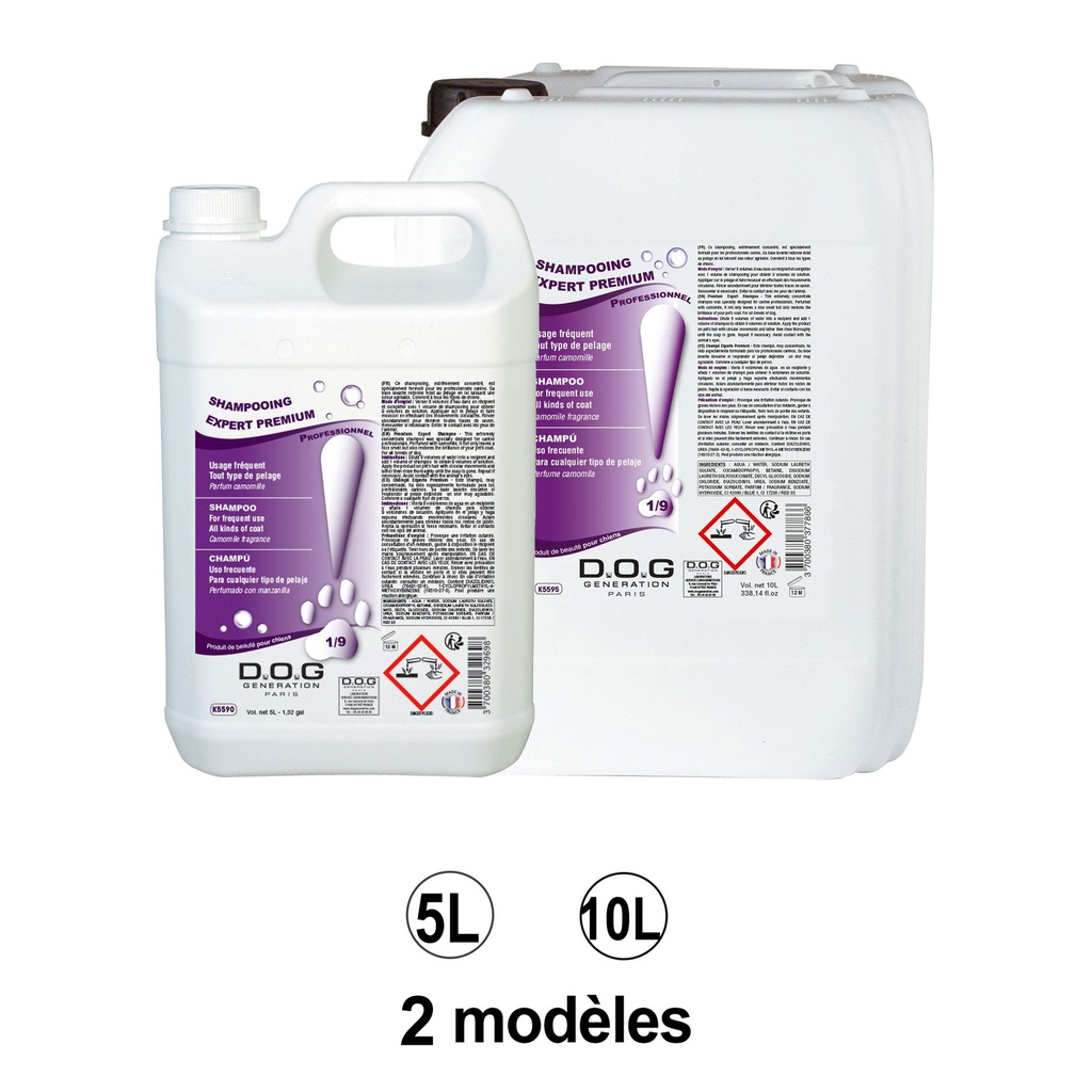 DOG GENERATION - SHAMPOOING EXPERT PREMIUM 5 L -
