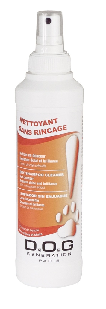 DOG GENERATION - NETTOYANT SANS RINCAGE 250 ML