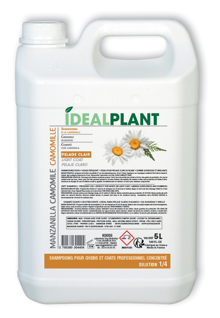 SHAMPOOING CAMOMILLE 5 L IDÉAL PLANT