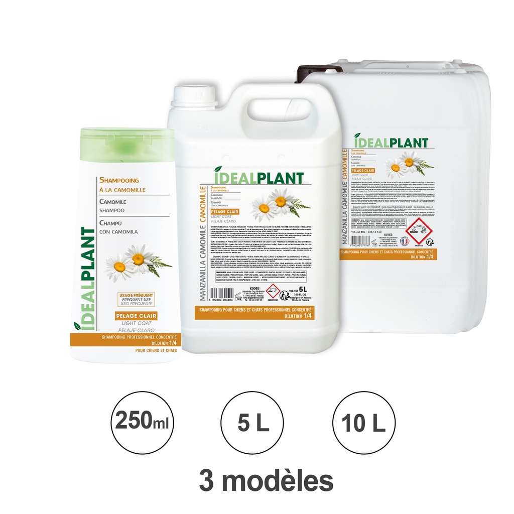 SHAMPOOING CAMOMILLE 250 ML IDÉAL PLANT