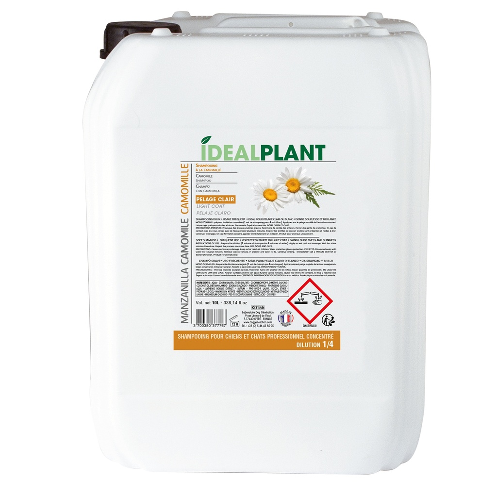 SHAMPOOING CAMOMILLE 10L IDÉALPLANT
